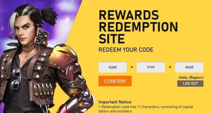 FF Redeem Code 2022 Indian Server, reward.ff.garena.com Rewards Redemption  Site