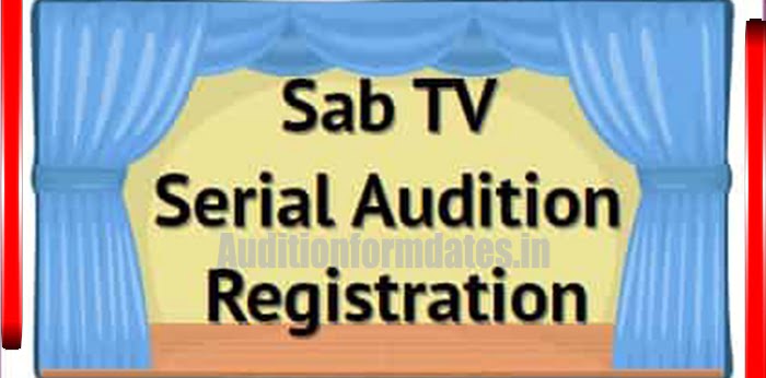 sony sab tv serial audition