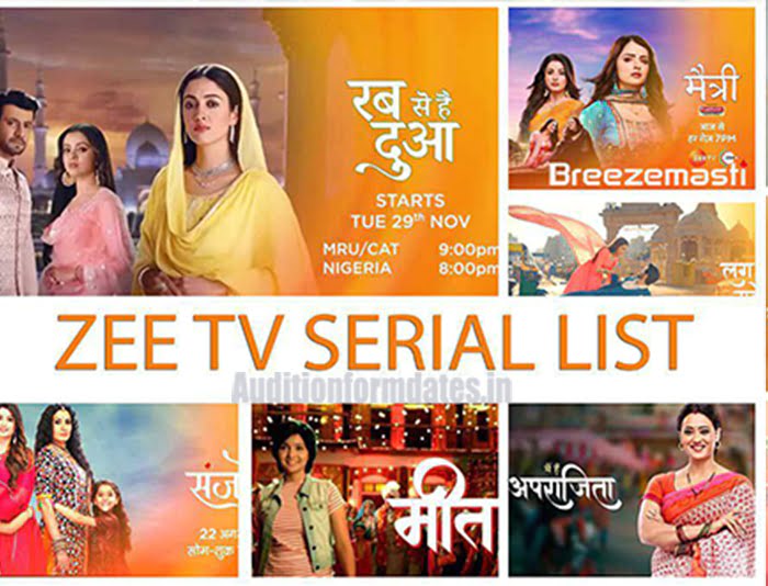 Zee TV Serial List 2024, Time, Zee TV Schedule & Synopsis, Repeat Telecast