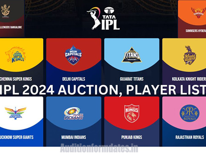 IPL Auction 2024, Date & Time, Venue, Retained Players List Team Wise