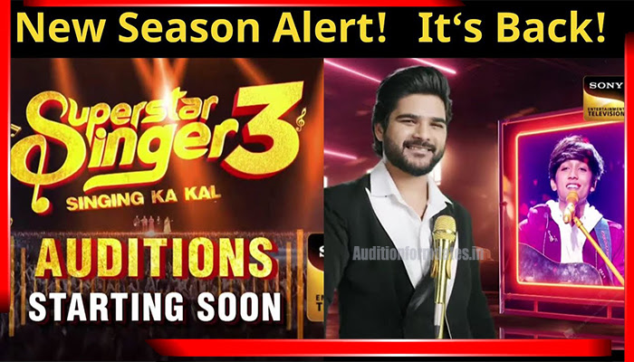 SuperStar Singer 3 SonyTv Audition form 2024